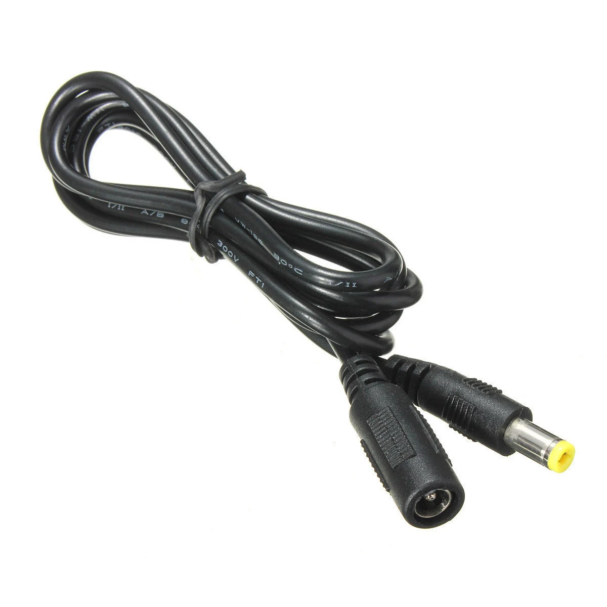 A10I 5.5mm x 2.1mm DC Power Jack Male to Female Extension Cable Cord Lead ConnectorCable Length:1.2 M