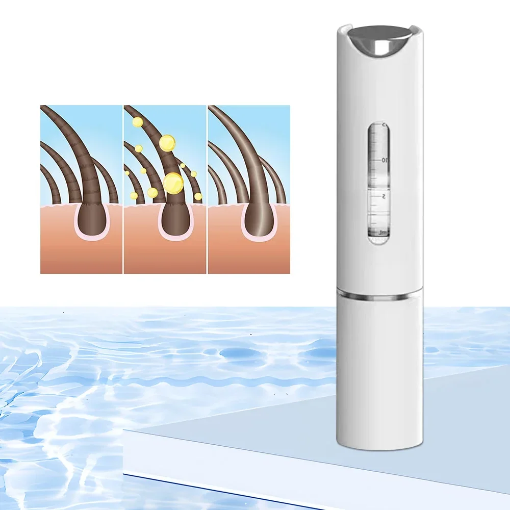 15 ml Haaröl-Applikator für die Kopfhaut, Präzisions-Serumspender mit Massagepitzen für Behandlungen und Haarwachstumsöle