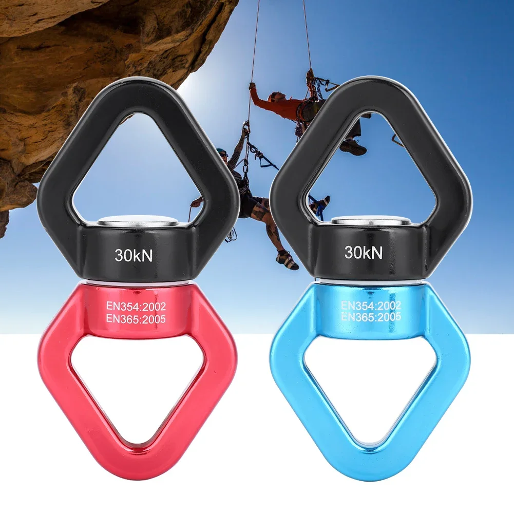 Rope Swivel Safety Rotator 30KN Climbing Yoga Swivel Safety Rotational Device Rotator Multi function Connector Climbing Swivel
