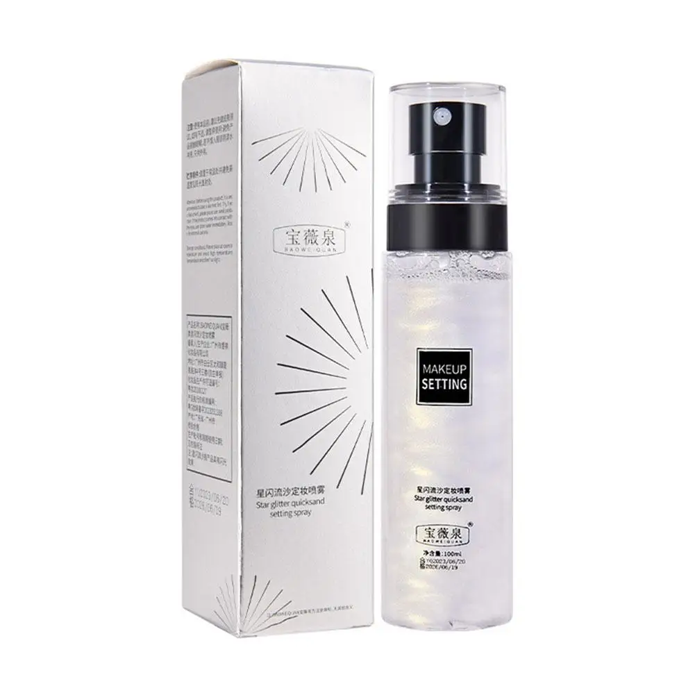 Spray de maquillaje de 100ml, Base de imprimación facial, fijador de Base de larga duración, resistente al agua, Base de maquillaje, Base de maquillaje hidratada, X6P9