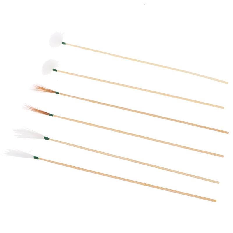 10PCS/Set Goose Feather Earpick Wax Remover Curette Adult Bamboo Handle Ear Dig Tools Spoon Cleaner Stick Health Care