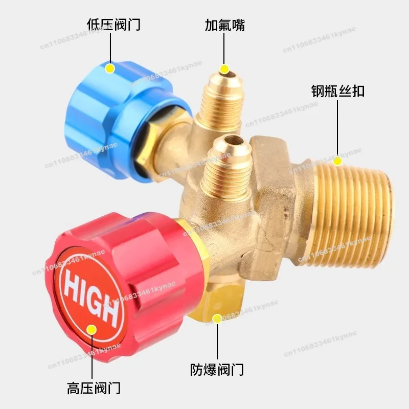 For Special Cylinder Valve/high and Low Pressure Sheep Angle Valve/explosion-proof Refrigerant Bottle Mouth Valve