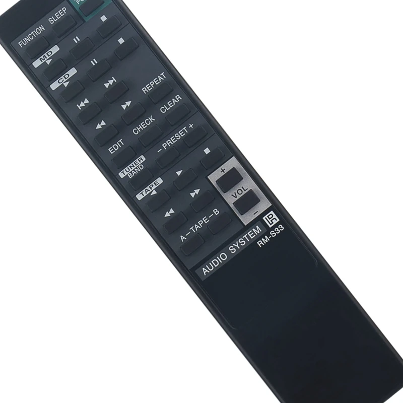 AA58 RM-S33 Controle Remoto para Sistema de Áudio Sony HCDH801 MHC701 MHC-701 MHC-801 MHC-S30 MHC801 MHCS30 STD777ES
