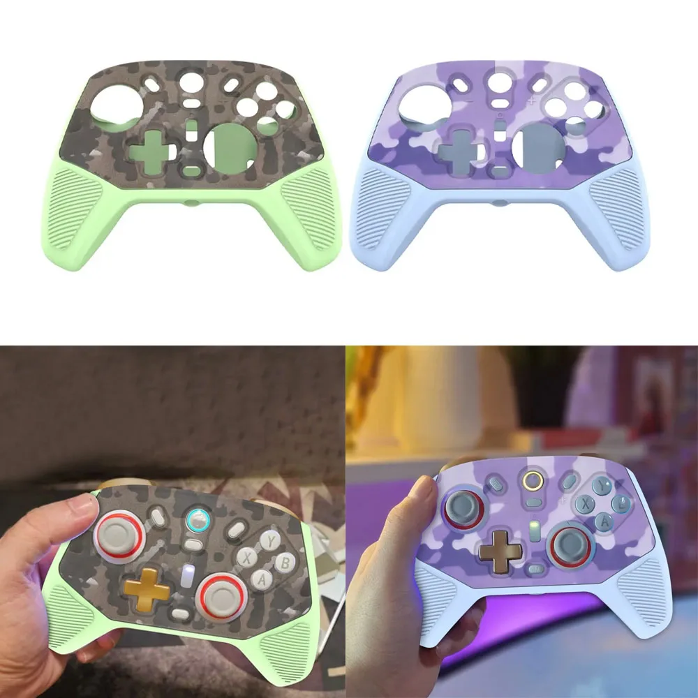 

Silicone Protective Case Case For GameSir Cyclone 2 Wireless Gaming Controller Anti Drop Dustproof Solid Color Sleeve