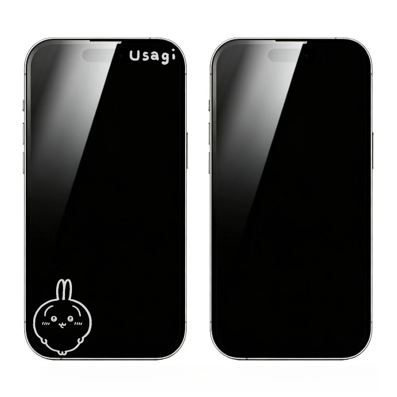 Chiikawa Usagi Retire From Public Life Anti-peeping Film Applicable Iphone18 Apple 17Pro Mobile Phone Tempered Screen Protector