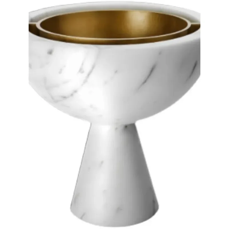 Imported Stone Fruit Plate High End Elegant Home Decoration Designer Luxury Classic Party Carving Handmade