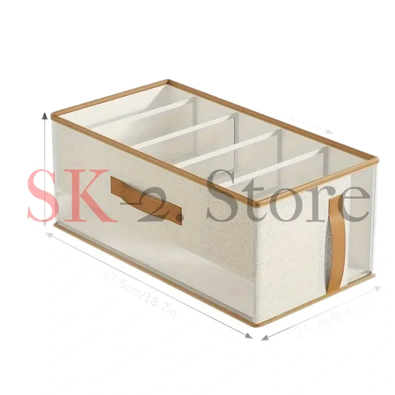 Grid sorting box, space-saving dust-proof protection, bag storage artifact, wardrobe, dormitory, bedroom storage box, foldable