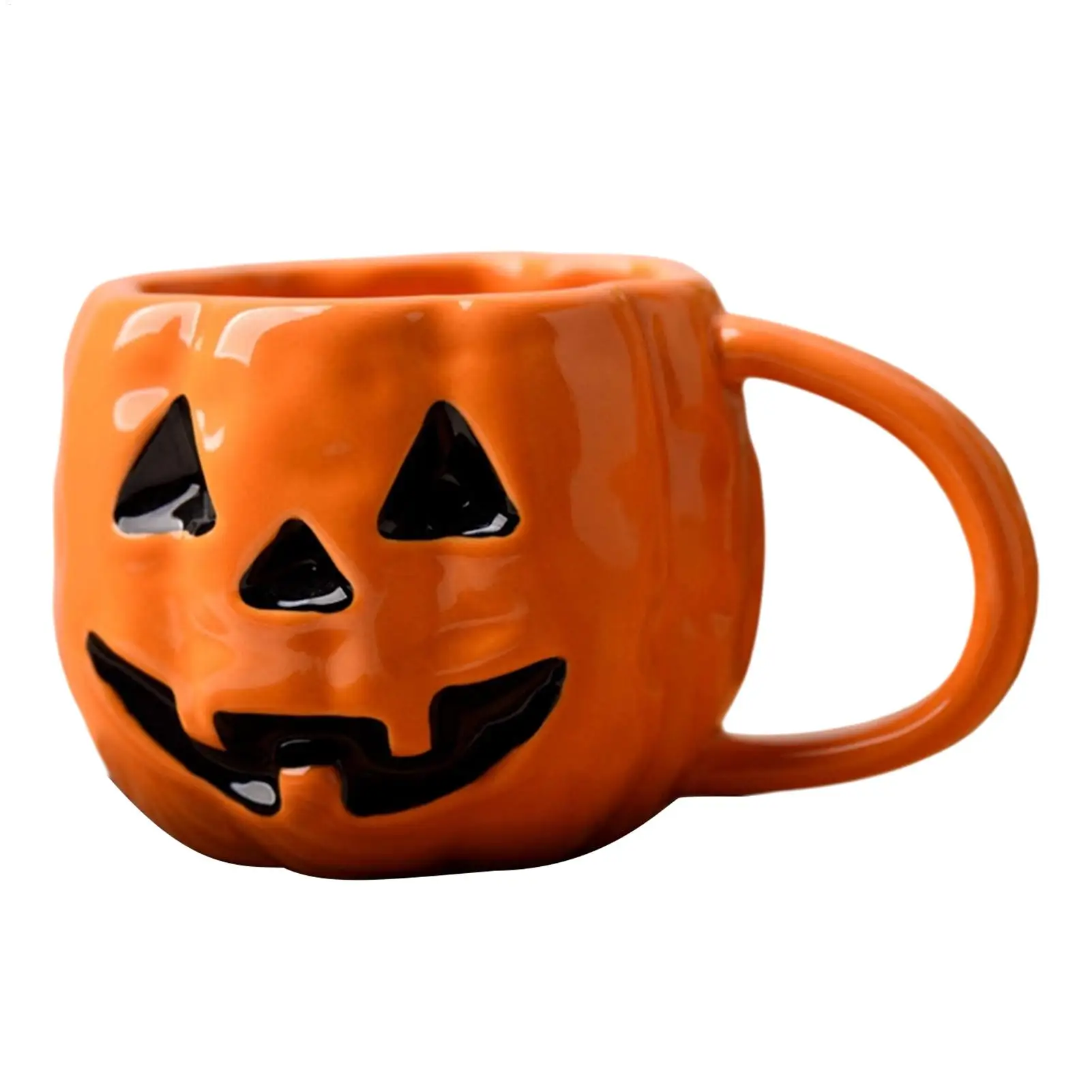 Halloween Water cup Ceramic Mug Cartoon Pumpkin Grimace Funny Pumpkin Cup Halloween Decorative Accessories Mugs Coffee Cups