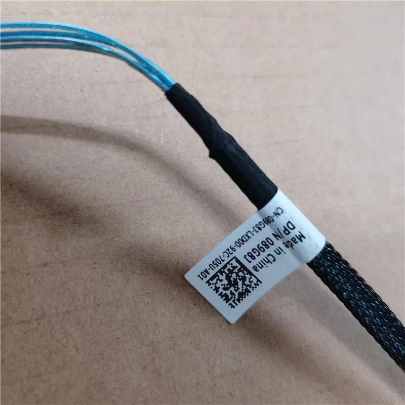 New 89G8J SFF8611 To Dual SATA Hard Drive Data Cable For Dell PowerEdge C4140 Server