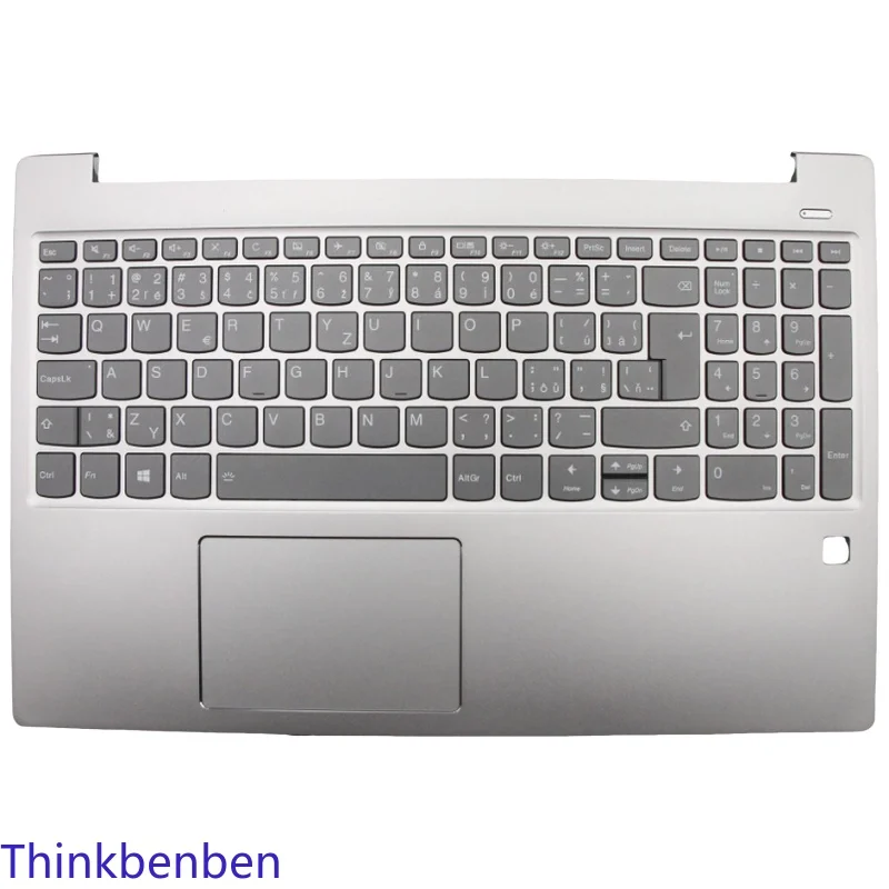 CZ Czech Keyboard Silver Upper Case Palmrest Shell Cover For Lenovo Ideapad 720S -15 15IKB Laptop 5CB0Q62219