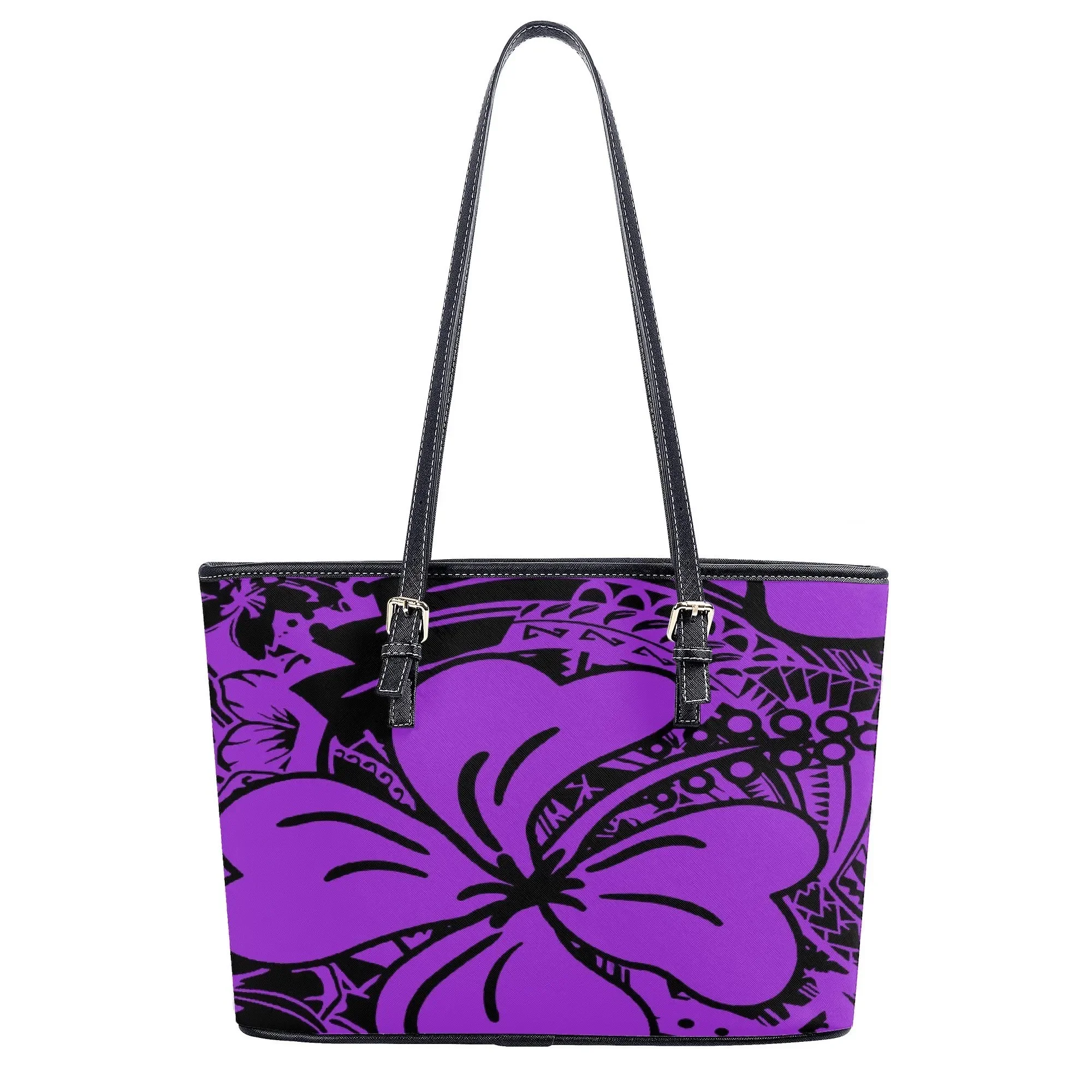 

Polynesian Custom Womens One Shoulder Bag Personalized Motif Fresh Zip Closure Adjustable Handle Customizable Everyday Elegance