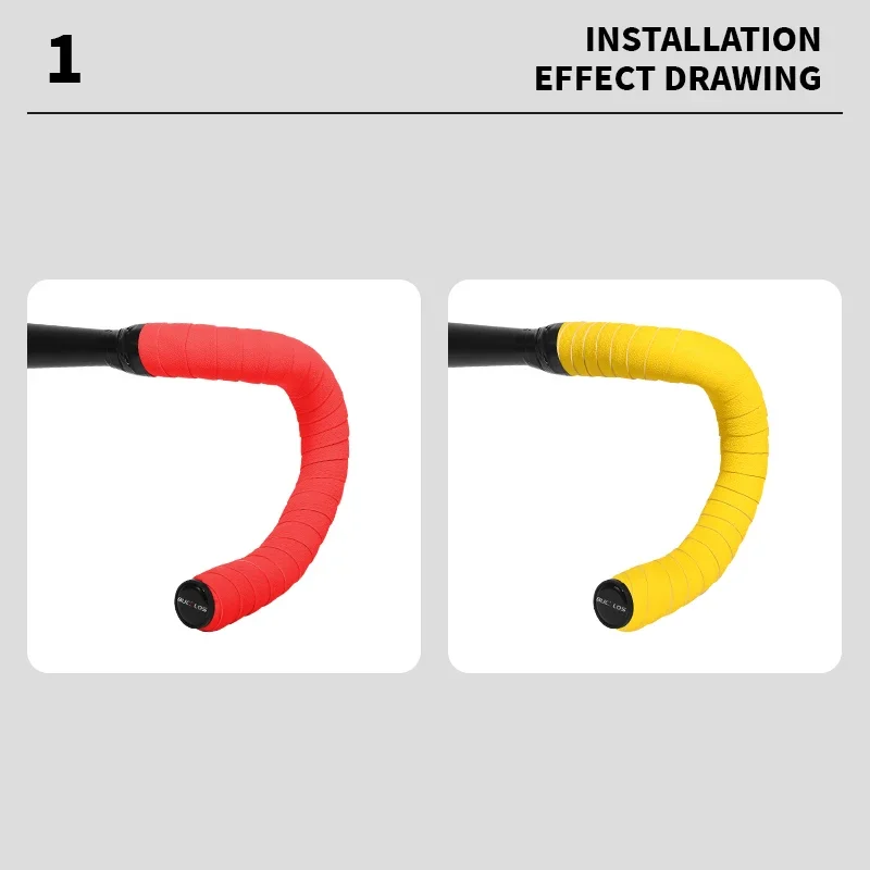 BUCKLOS Road Bike Bar Tape Bicycle Handlebar Tapes EVA/PU Soft Anti-Vibration Speed Cycling Wrap Tape Durable Drop Bar Strap