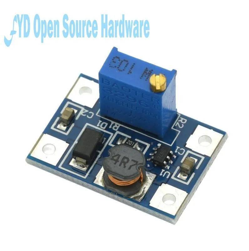 DC-DC SX1308 Step-UP Adjustable Power Module Step Up Boost Converter 2-24V to 2-28V 2A