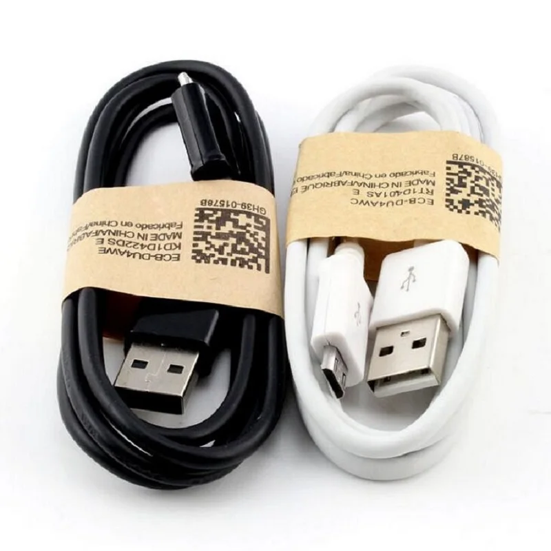 20pcs/lot 3Ft White Black Micro 5pin V8 Usb Cable Cord line For Samsung S4 S5 S6 S7 Edge J2 J3 J5 J7 htc lg android phone cable