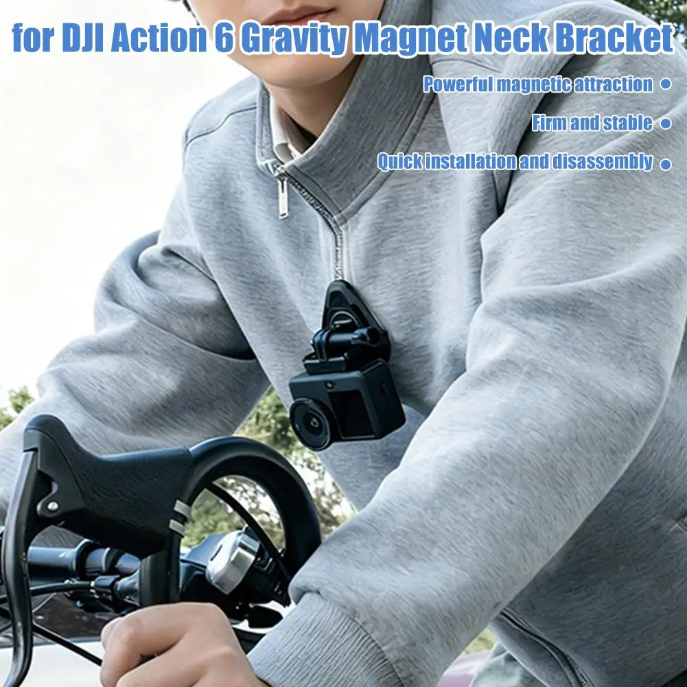 

Dynamic Magnetic Neck Holder Stand for dji Action 6 Sports Camera Vlog Photography Accessories