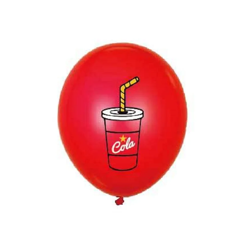 9pcs Hamburger Theme Birthday Party Decoration Balloon Set, Hamburger Cola Fries Balloon