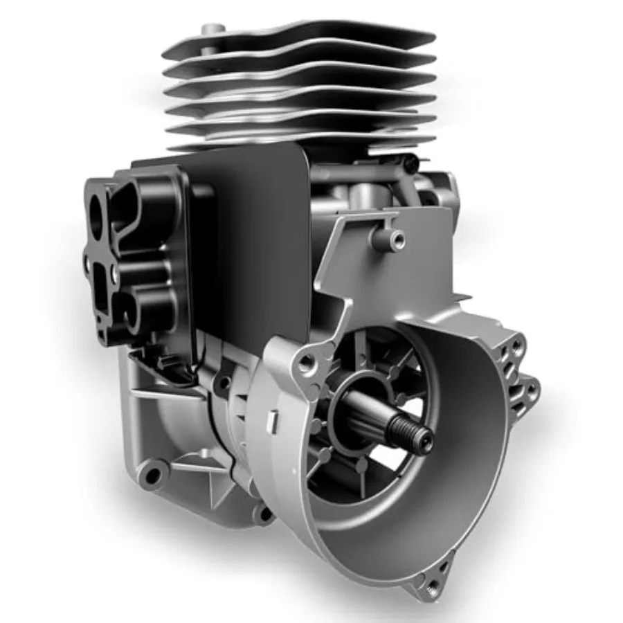 

Short Block Engine Assembly for Echo Backpack Blowers PB-8010H/PB-8010T/PB-9010H/PB-9010T OEM SB1127 aluminum housing black hig