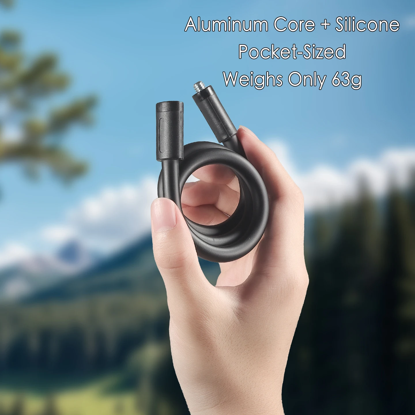 Flexible Selfie Stick Action Camera Bracket Phone Holder Mount Tripod Adapter for GoPro DJI OSMO Action Insta360 Vlog Video Pole