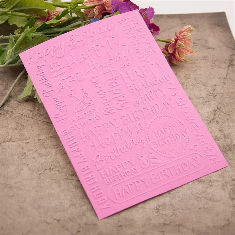 12.8x17.6cm Plastic Embossing Folder DIY Craft Template Molds Stamp Stencils Scrapbook Paper Cards Photo Album Making