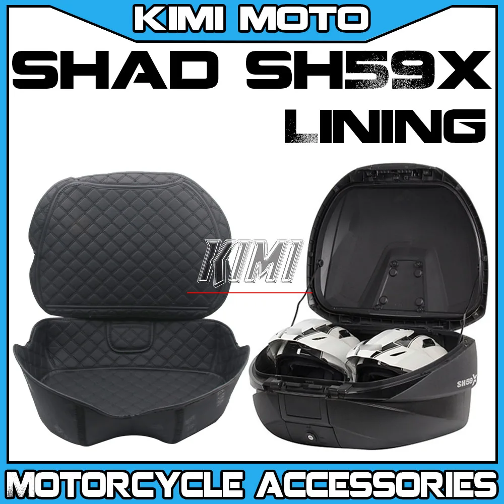 

For SHAD SH59X SH 59X SH59 X Motorcycle Rear Trunk Case Liner Luggage Box Inner Rear Tail Seat Case Bag Lining Pad Accessories