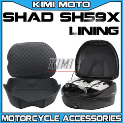 For SHAD SH59X SH 59X SH59 X Motorcycle Rear Trunk Case Liner Luggage Box Inner Rear Tail Seat Case Bag Lining Pad Accessories