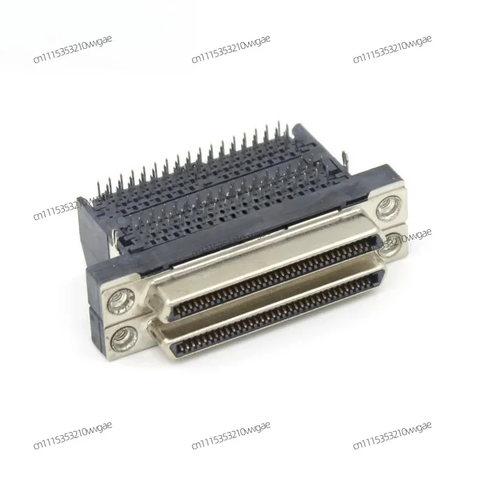 For VHDCI68 Dual Layer Female PCB Header SCSI Connector HMCR68FS-90 0.8mm Pitch V68 68Pin Socket