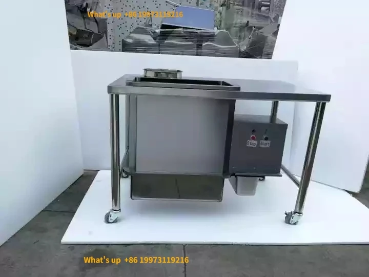 2026 Stainless Steel Simple Work Bench Easy Breading Table Western Fast Food Fryer Equipment Wrapping Power Table