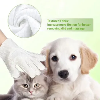 6-Piece Disposable Pet Grooming & Bath Cleaning Gloves 9