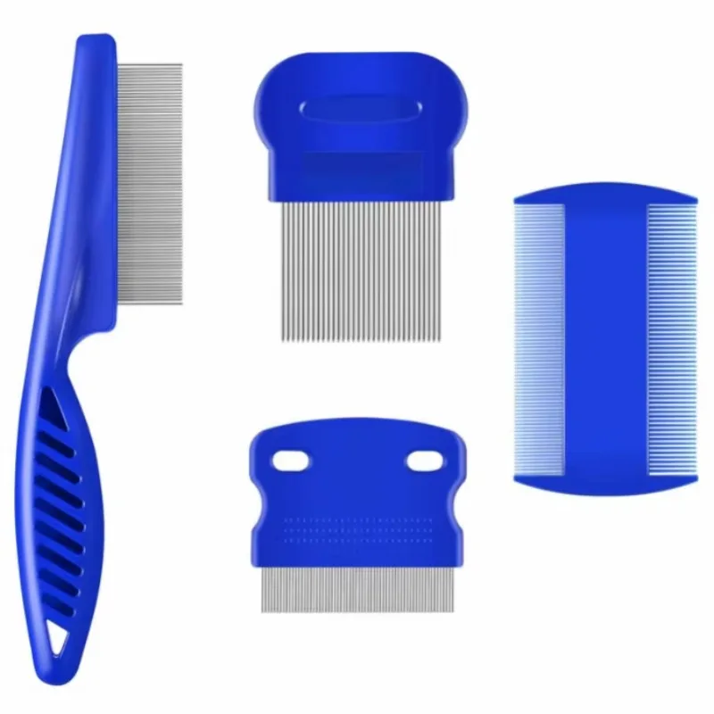 

10pcs Customized Multi Colors Pet Lice Comb Head Clean Tool Dog Cat Flea Grooming Comb