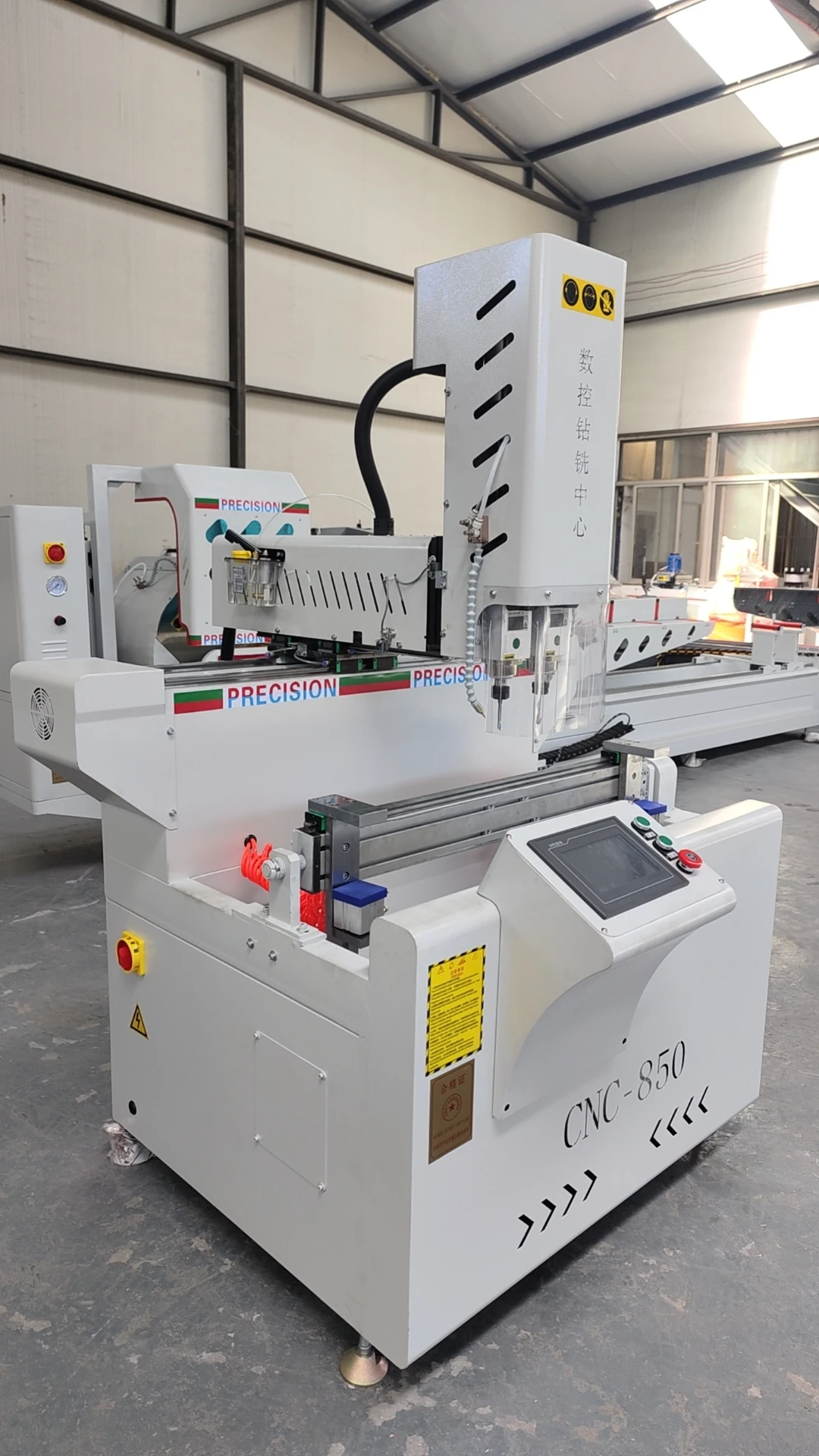 Manufacturers Supply CNC Drilling and Milling Machine for Aluminum Doors and Windows Processing for PVC & UPVC Materials