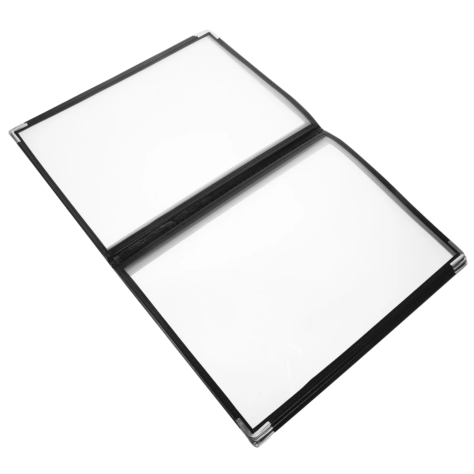 

Restaurant Menu Cover Holder Cafe Bar Menu Book Commercial Safe Materials Sturdy Fine Texture Wine List Beverage Display Storage