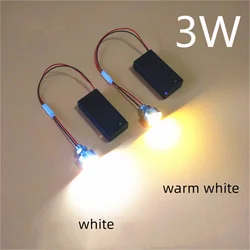 3WLED baterii żarówka 3VLED koraliki kreatywny Nightlight latarnia Model Handmade mała żarówka z przełącznikiem