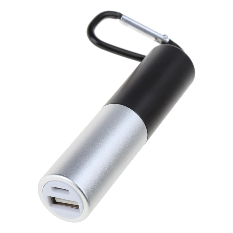 18650 Batterijlader Powerbank-etui voor snel opladen mobiele telefoons met karabijnhaak