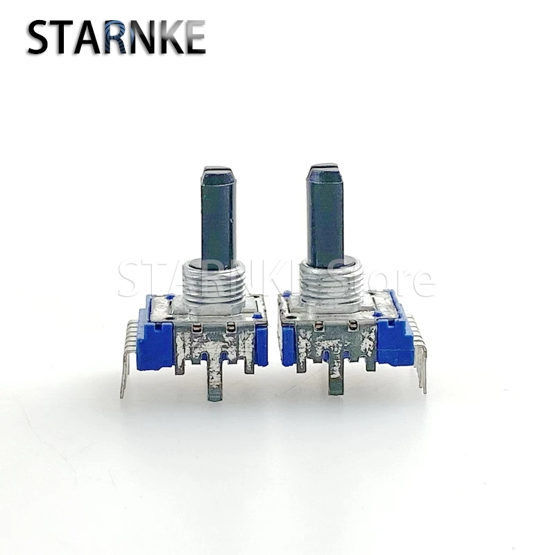 3PCS RK14 Single Row 7-Pin Vertical Double MN100K C100K Mixer Amplifier Audio Volume Balance Potentiometer