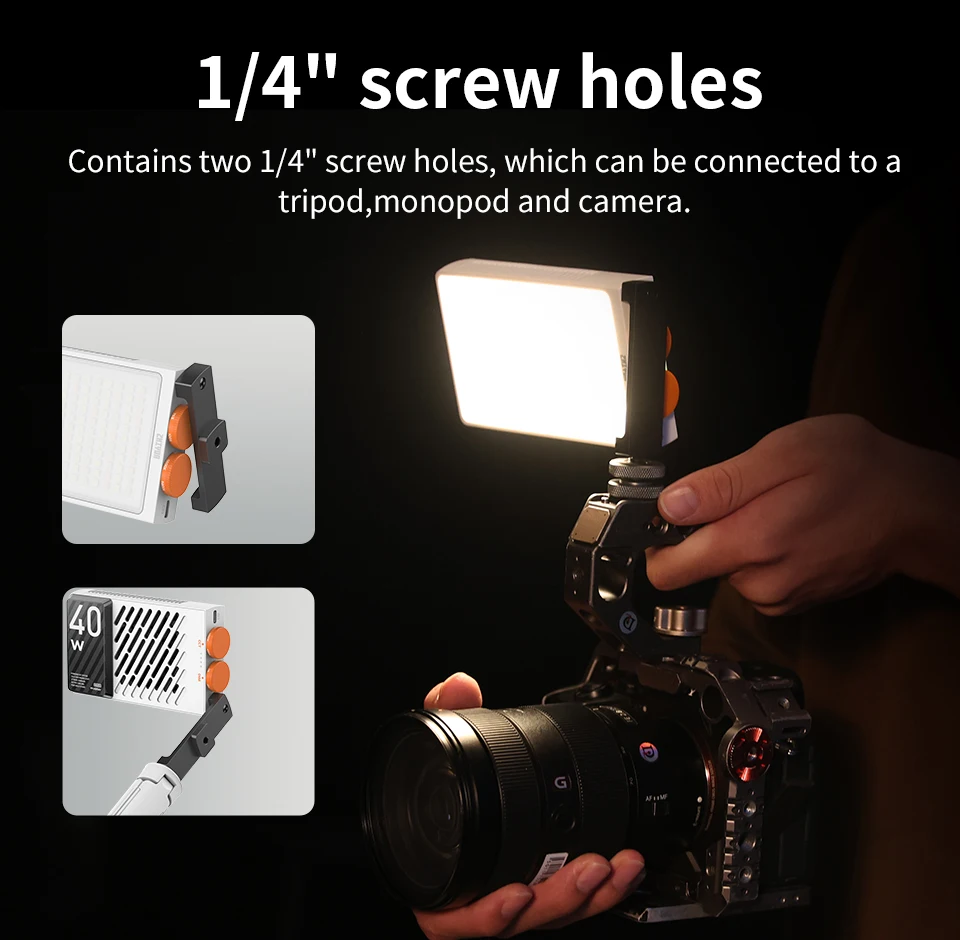 ZHIYUN FIVERAY M40 40 Вт портативные светодиодные фонари ручной карманный светильник для фотосъемки видео лампа заполняющий свет Фото №5