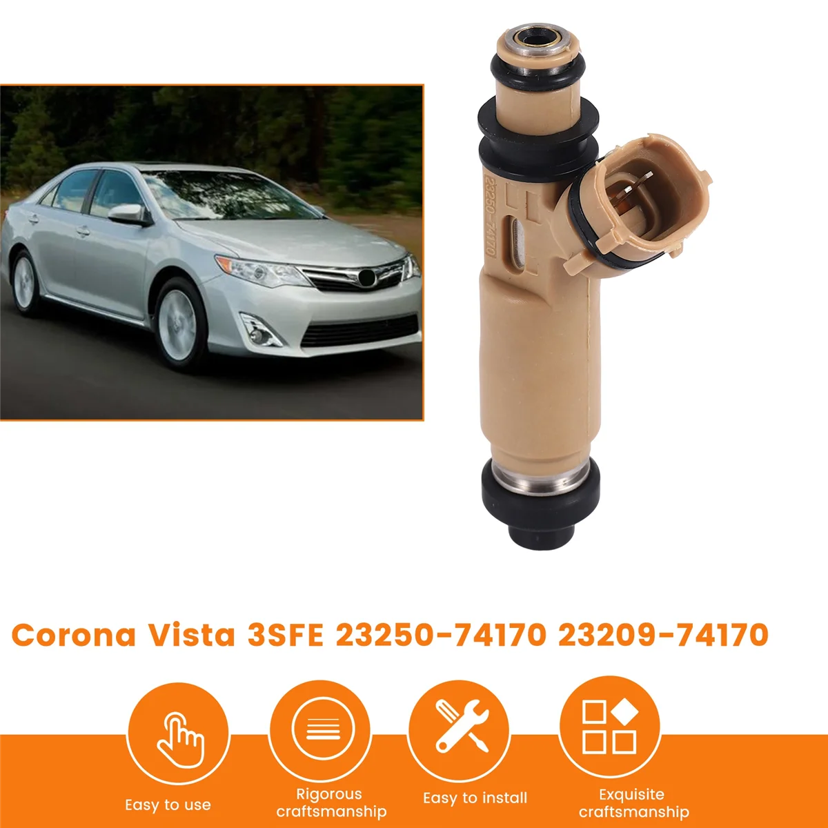 حاقن وقود السيارة الرائج لـ Avensis Ipsum Vista 3SFE 23250-74170 23209-74170