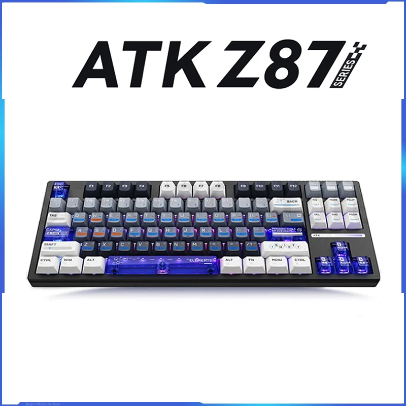 

ATK Z87 Pro Mechanical Keyboard 3-Mode Wireless Keyboard Semi-Aluminum Hot Swap Gasket Gaming Keyboard PC Accessories Gamer Gift