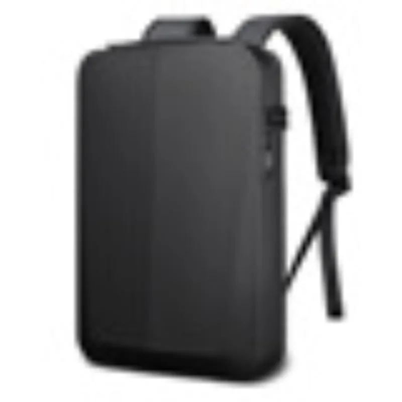 New men's business backpack, hard-shell plastic laptop bag, waterproof USB backpack