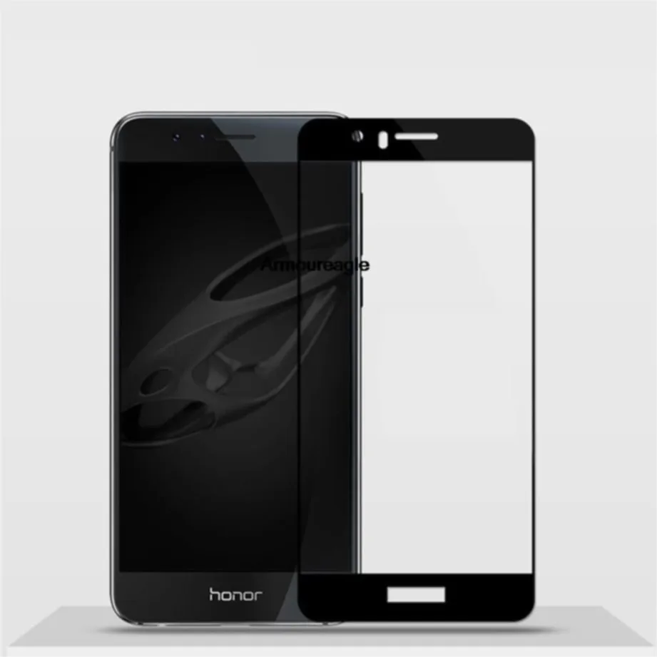 2pcs full cover tempered glass for huawei honor 8 screen protector protective film guard on for huawei honor 8 honor8 glass