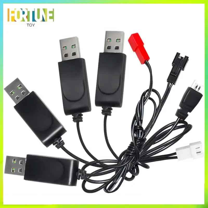 

Usb Charging Cable Remote Control Aircraft Accessories 500ma Turn Light Prompt 3.7v Lithium Battery Charger