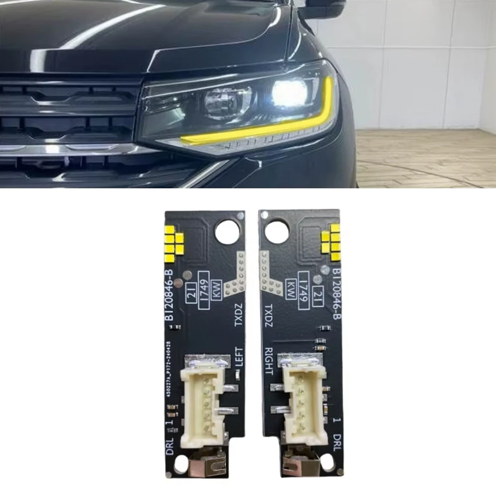 

CSL желтый дневной свет 2GM.998.478 для 2020 VW T-CROSS Tcross светодиодные фары дневные ходовые огни синий красный янтарный источник света