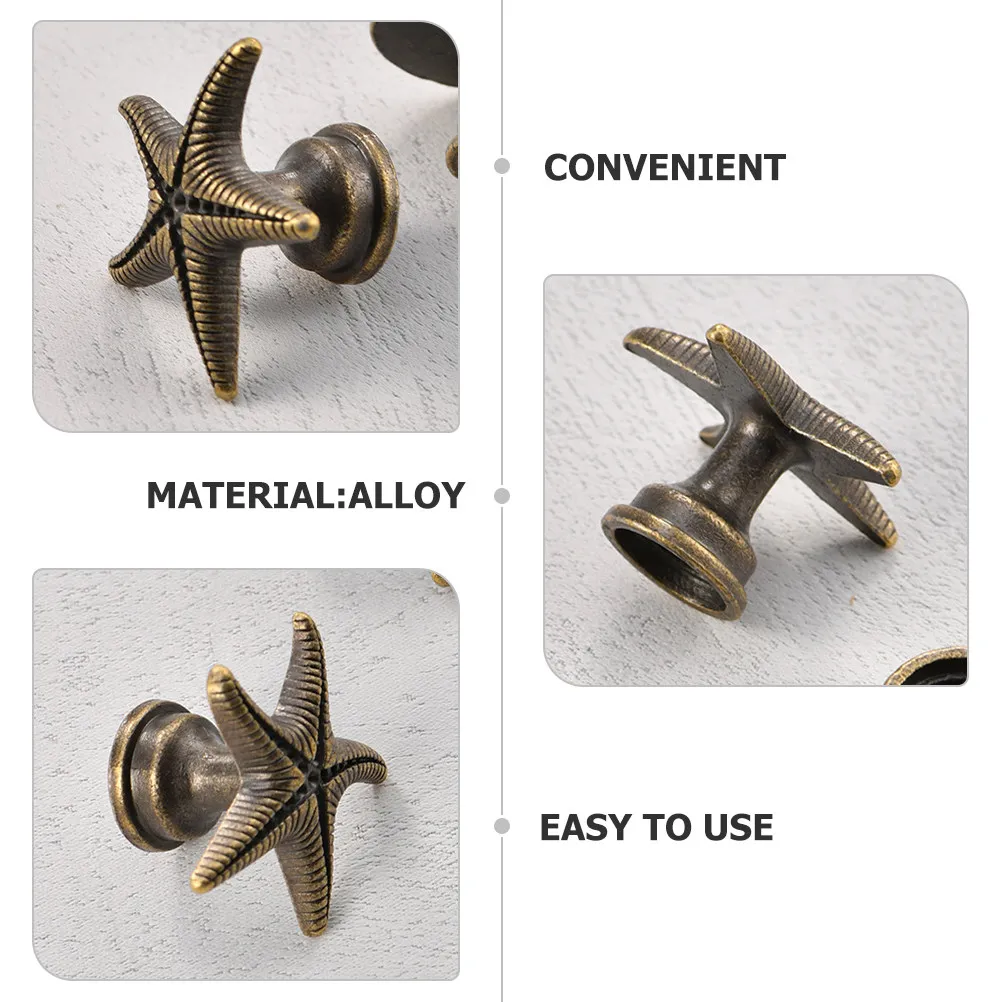 10 Pcs Bookshelf Cabinet Knobs Screw Dressing Table Decorative for Dresser Cabinets