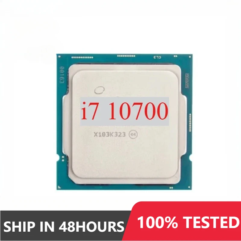 Intel Core i7-10700 i7 10700 2.9GHz Eight-Core 16-Thread CPU 65W LGA 1200 No Fan Used Test perfect