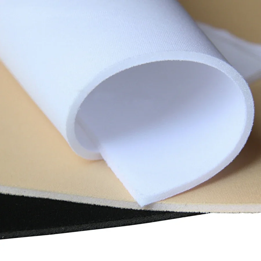 

150X100CM Black White Skin Composite Sponge Fabric DIY Making Underwear Breast Pad Bra Cup Riding Pad Raw Material Fabric