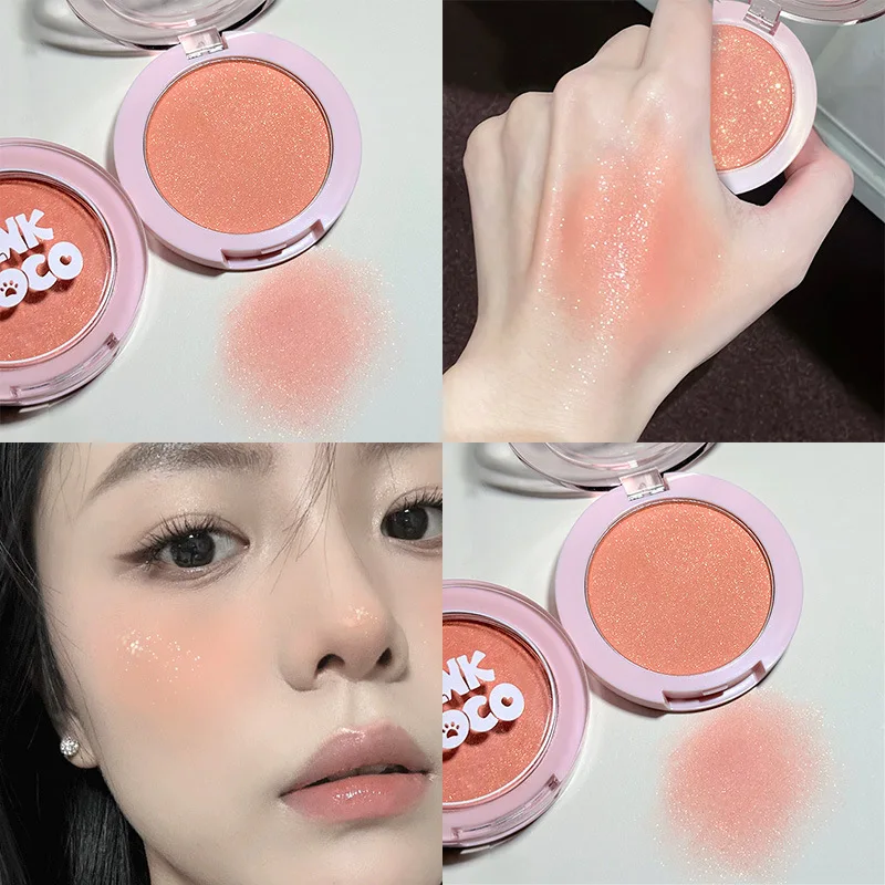 초보자 메이크업 아이섀도 팔레트 터치업 파인 글리터 모노크롬 블러쉬 개발 비즈 캐주얼 사용을 위한 매트 형광펜