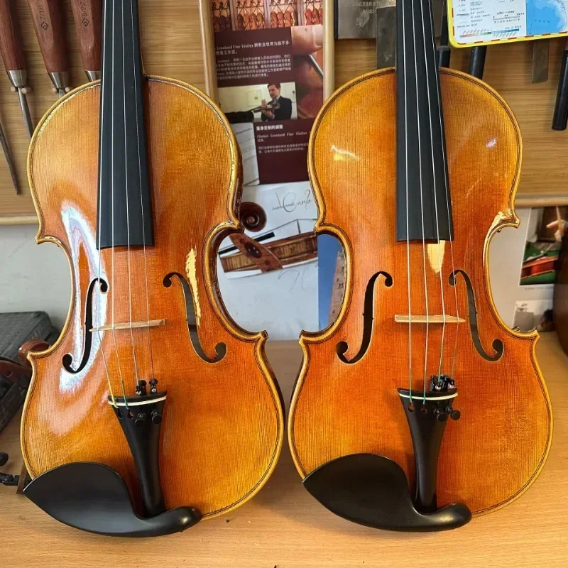 Handmade, Obotma Bridge vision strings, tuning and listening, European violin