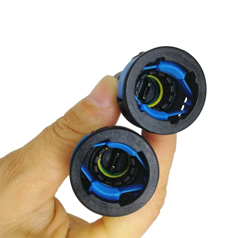 11.8 ID8 11.8mm SAE fuel line quick connector with cut-off valve female fittings joint for petrol and diesel for car 1pc