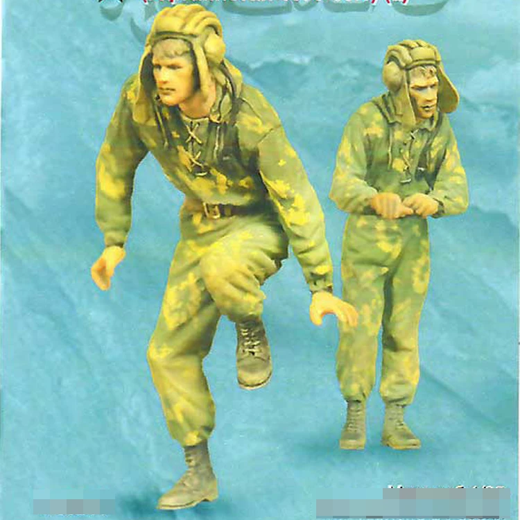 1/35 The Soviet crew of the BMP (Afghanistan 1979-89), Resin Model Soldier GK, Unassembled and unpainted kit