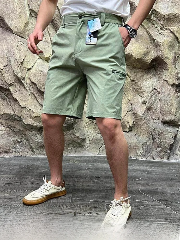 

Мужские летние спортивные шорты для активного отдыха: быстросохнущие, дышащие, эластичные в четырех направлениях, с эластичным поясом, повседневные, универсальные