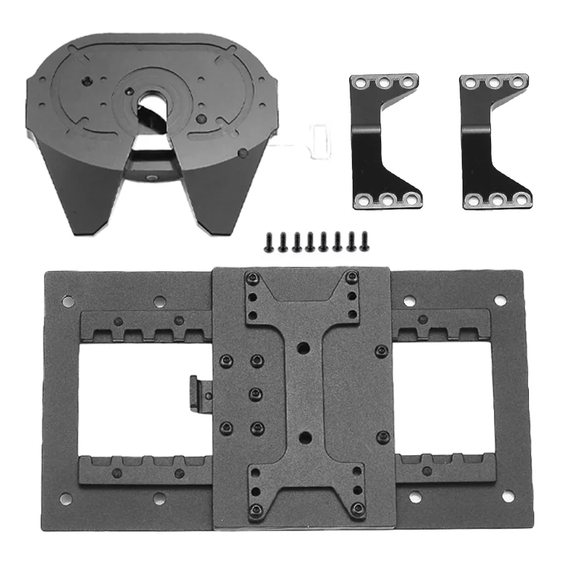 

1:14 Scale Metal Grinding Disc Base Movable Fifth Wheel for Tamiya RC Truck SCANIA 770S R620 VOLVO FH16 56360 ACTROS MAN TGS Car